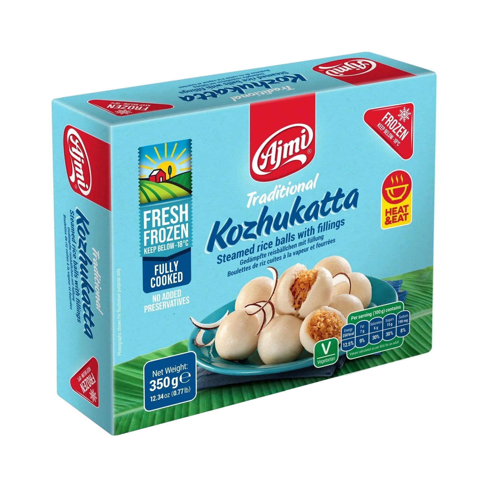 Buy Ajmi Frozen Kozhukattai 350G Online