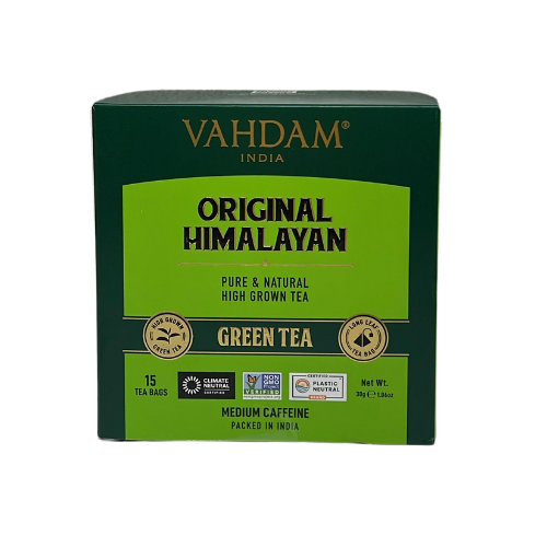 VAHDAM ORIGINAL HIMALAYAN GREEN TEA 30G (15 BAGS)