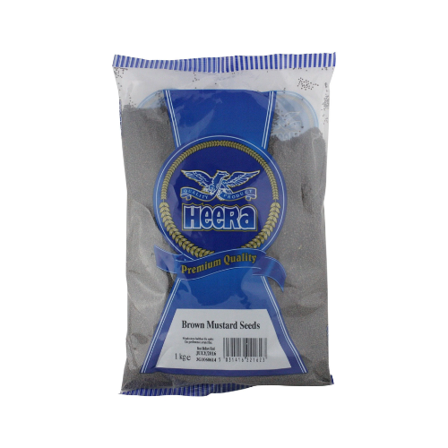 Buy HEERA BROWN MUSTARD SEEDS 1KG Online