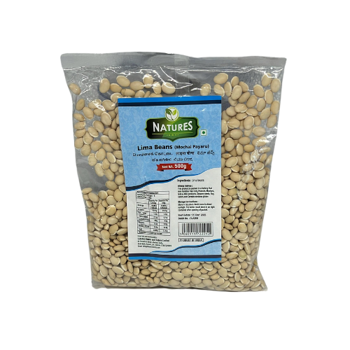 NATURES LIMA BEANS (MOCHAI PAYARU) 500G