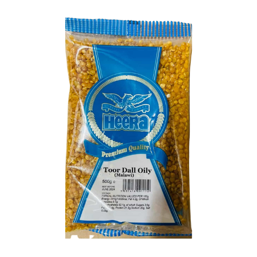 Buy Heera Toor Dal Oily Malawi 500g Online