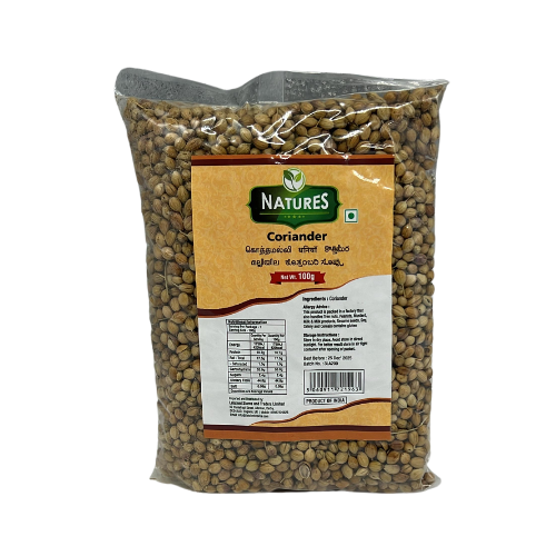 Buy Natures Coriander Seeds (Whole Dhana) 100G Online
