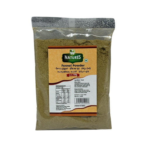 Buy Natures Fennel Powder 100G Online