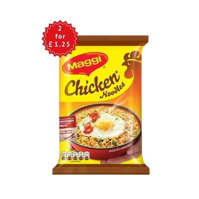 MAGGI CHICKEN NOODLES 70G (2 FOR £1.25)