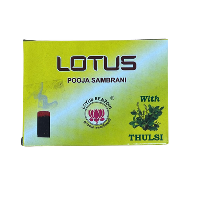 Lotus Sambrani Sticks with Thulasi