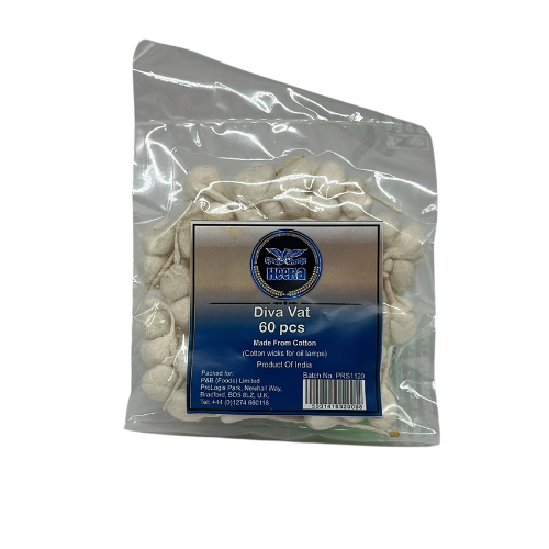 Buy Heera Round Diva Vat (Cotton Wicks For Lamp) 60Pcs Online