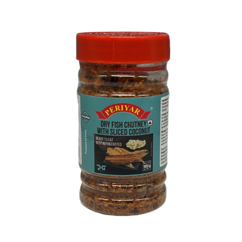 PERIYAR DRY FISH CHUTNEY WITH SLICED COCONUT 100G