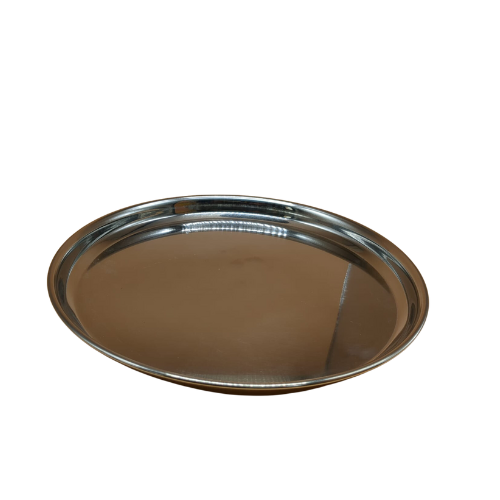 Buy Stainless Steel Dining Plate (China Model) Size 11 (10 Inches) Online