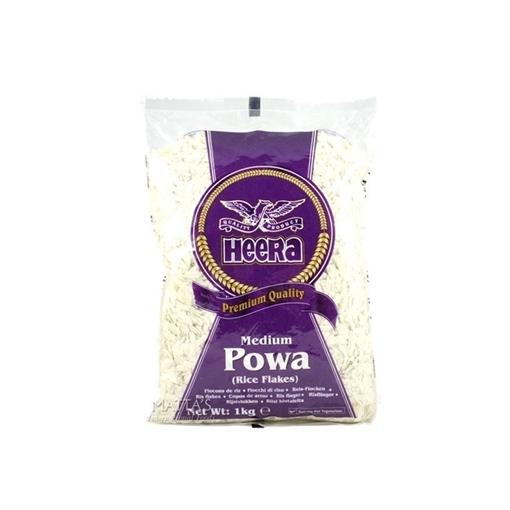 Buy Heera Powa (White Rice Flakes) Medium 1kg Online