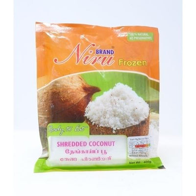 Buy NIRU SHREDDED (GRATED) FROZEN COCONUT Online in UK