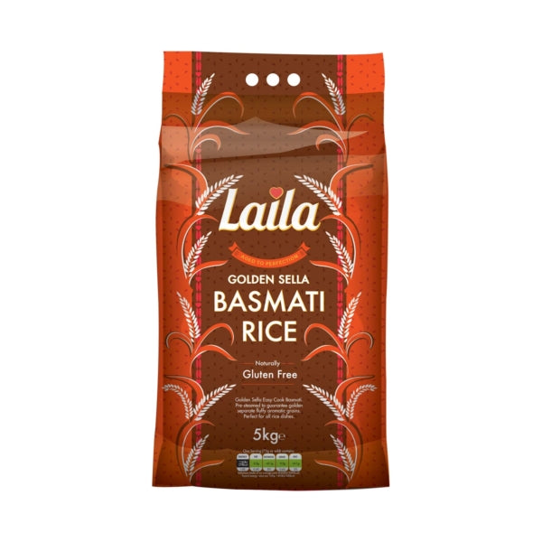 Buy Laila Golden Sella Basmati Rice 5Kg Online