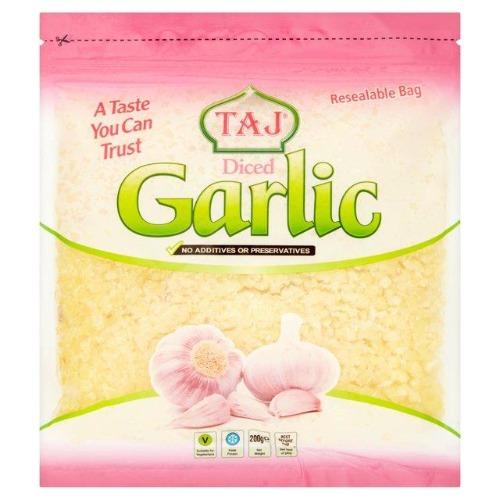 Buy TAJ FROZEN DICED GARLIC Online in UK