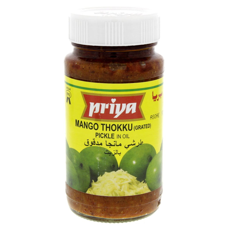 Buy PRIYA MANGO THOKKU(GRATED) PICKLE Online in UK