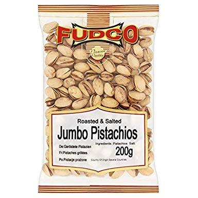 Buy FUDCO JUMBO PISTACHIO (ROASTED AND SALTED) Online in UK