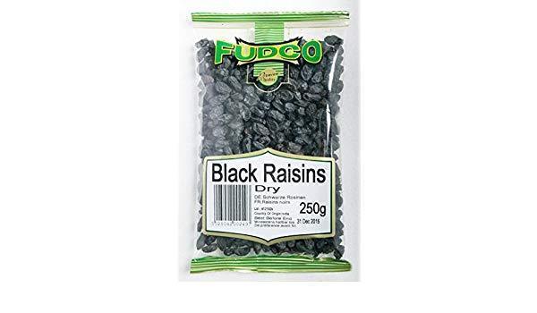 Buy Fudco Black Raisins Dry 250G Online