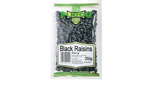 Buy FUDCO BLACK RAISINS DRY Online in UK