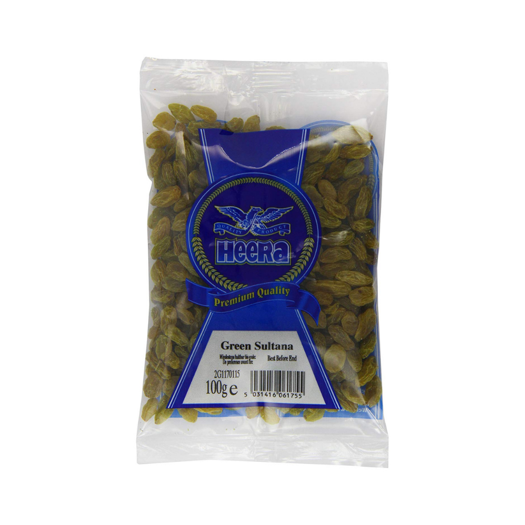 Buy HEERA GREEN SULTANA 100G Online