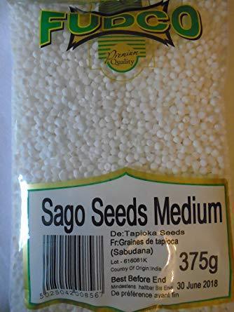 Buy FUDCO SAGO SEEDS (SABUDANA) - MEDIUM Online in UK