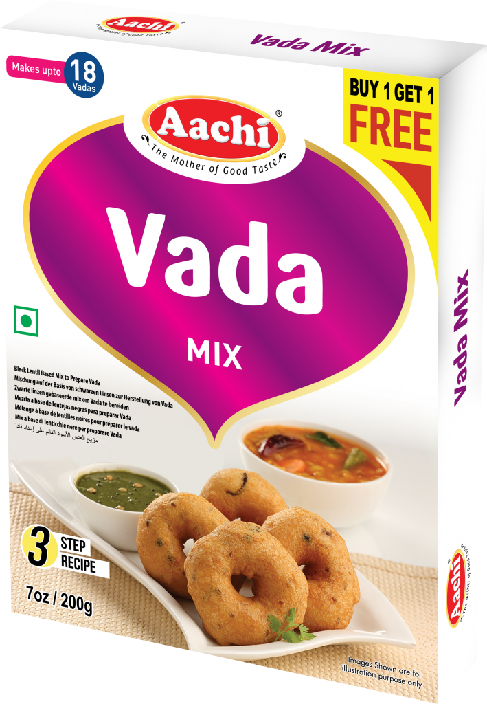 Aachi Vada Mix 200g – Instant South Indian lentil fritter mix for crispy vadas.