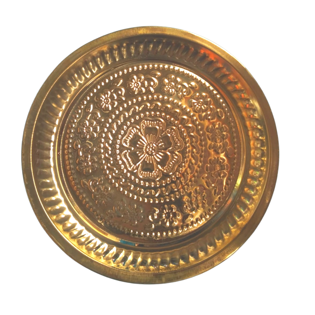Buy Brass Plate 9 Inches Online