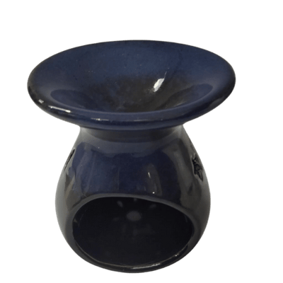 Buy Ceramic Oil Burner for Pooja -dark Brown Online