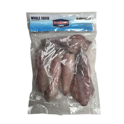 Buy Diamond Foods Frozen Squid Whole Online From Lakshmi Stores