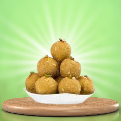 FRESH BESAN LADDU (GRAM FLOUR LADDU)