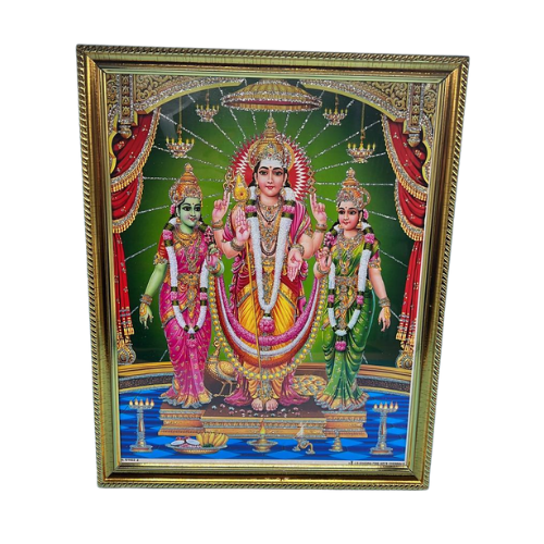 Buy God Photo Murugan With Valli Theivanai Frame , Lakshmi Stores