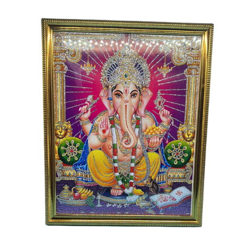 Buy God Photo Vinayagar A4 Size Frame From Lakshmi Stores
