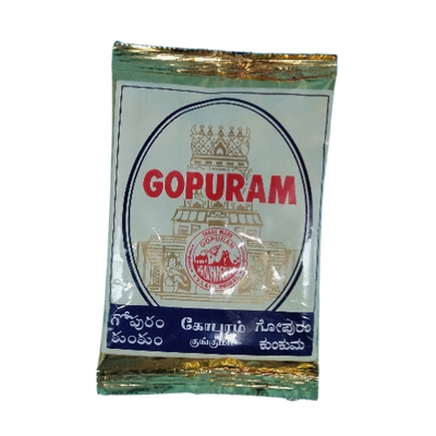 Buy GOPURAM KUMKUM POUCH Red Online from Lakshmi Stores, UK
 