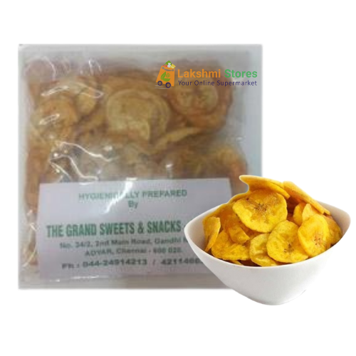 GRAND SWEETS and SNACKS BANANA CHIPS Online, Lakshmi Stores Lakshmi