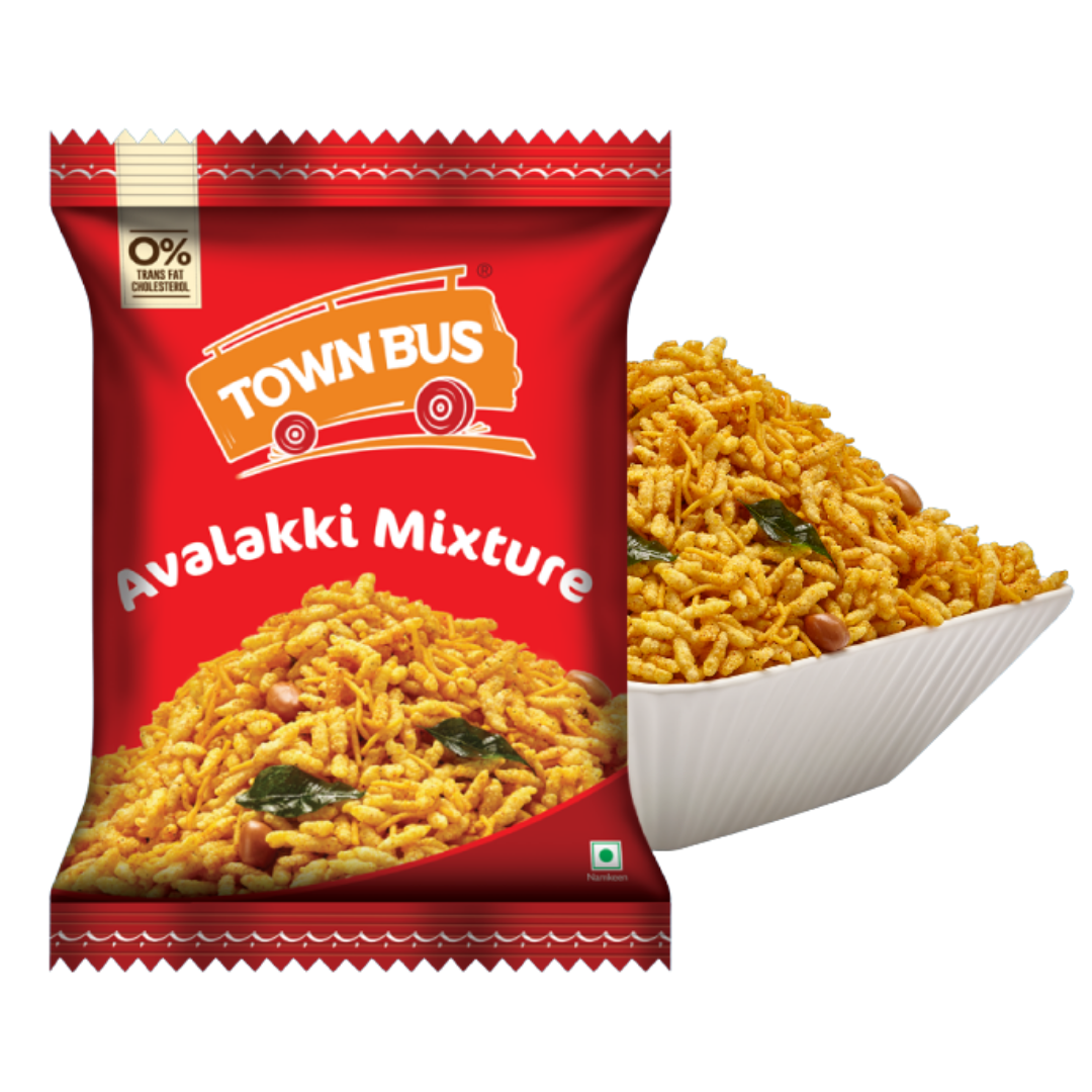 Buy GRB Town Bus Avalakka Mixture 150g Online