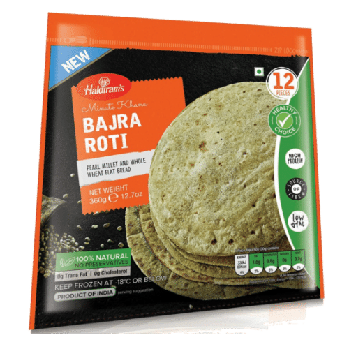 Buy Haldirams Frozen Bajra Roti 360g Online