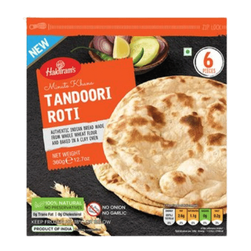 Buy Haldirams Frozen Tandoori Roti 360g Online