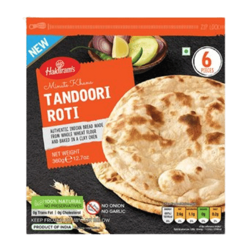 Buy Haldirams Frozen Tandoori Roti Online from Lakshmi Stores, Uk
 