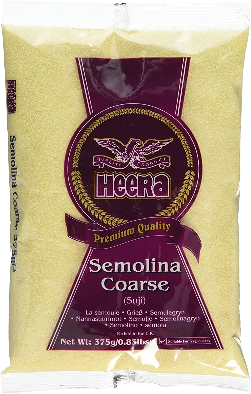 Buy Heera Semolina Coarse 375g Online