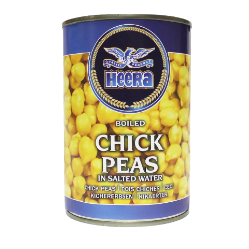 Buy Heera Boiled Chick Peas In Brine (Tin)  Online from LakshmiStores, UK