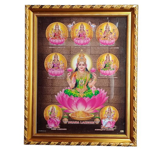 Buy GOD PHOTO A4 FRAME - ASHTA LAKSHMI Online