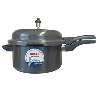 IDEAL HARD ANODIZED PRESSURE COOKER STAINLESS STEEL 7.5LTR