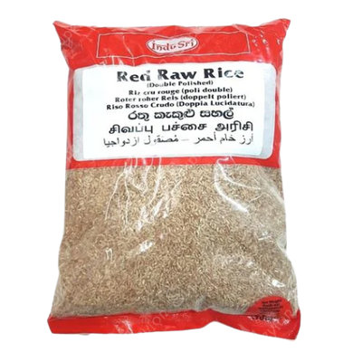 Buy Indu Sri Red Raw Rice  Online from Lakshmi Stores, UK