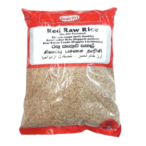 Buy Indu Sri Red Raw Rice  Online from Lakshmi Stores, UK