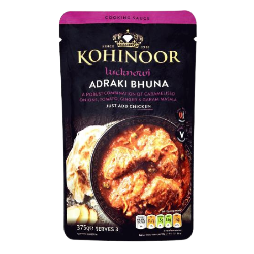 BUY KOHINOOR ADRAKI BHUNA SAUCE Online from Lakshmi stores, UK