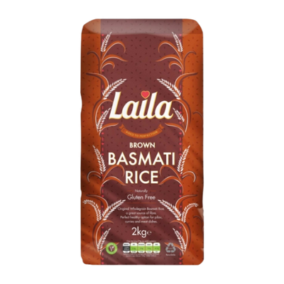 Buy Laila Brown Basmati Rice  Online from LakshmiStores, UK