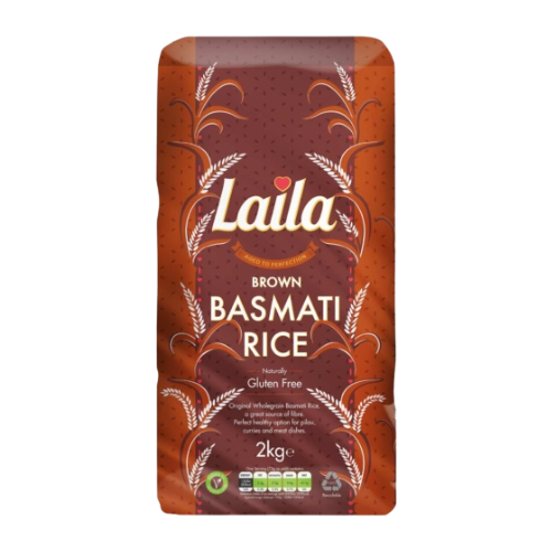 Buy Laila Brown Basmati Rice  Online from LakshmiStores, UK