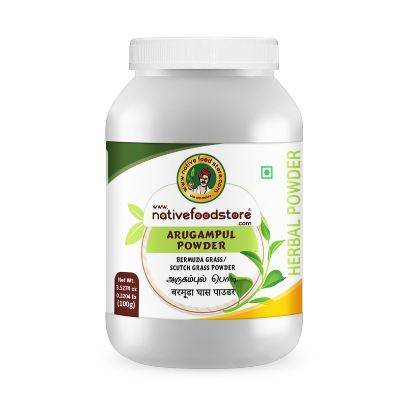 NATIVE FOOD STORE BERMUDA GRASS POWDER (ARUGAMPUL) 100G