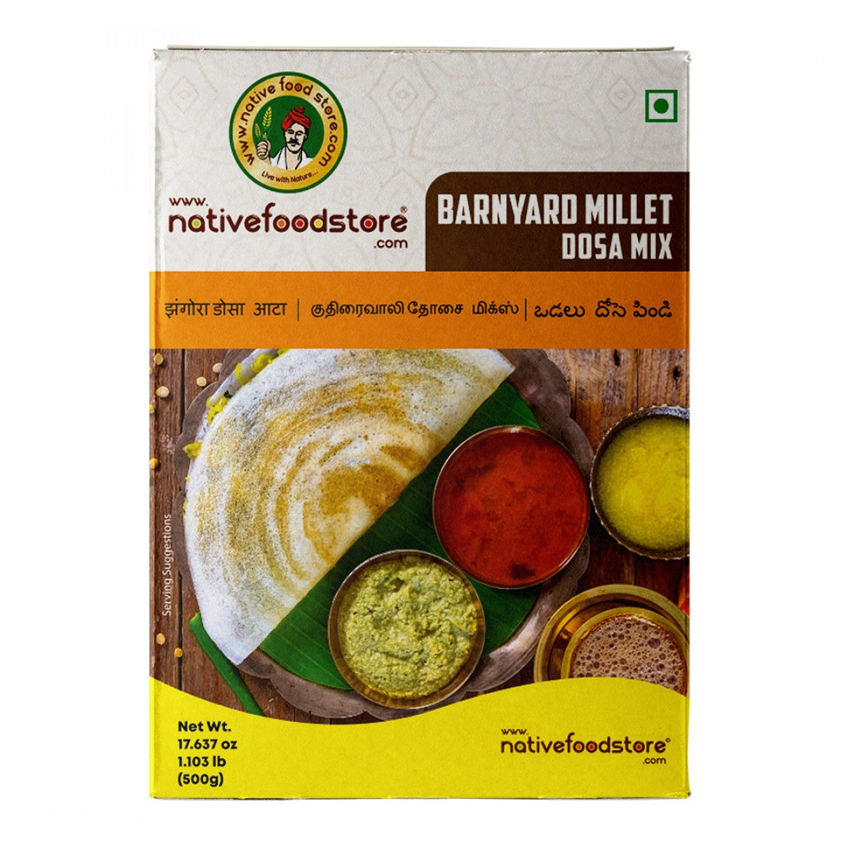 Buy Native Food Store Millet Dosa Mix kuthiraivali 500g