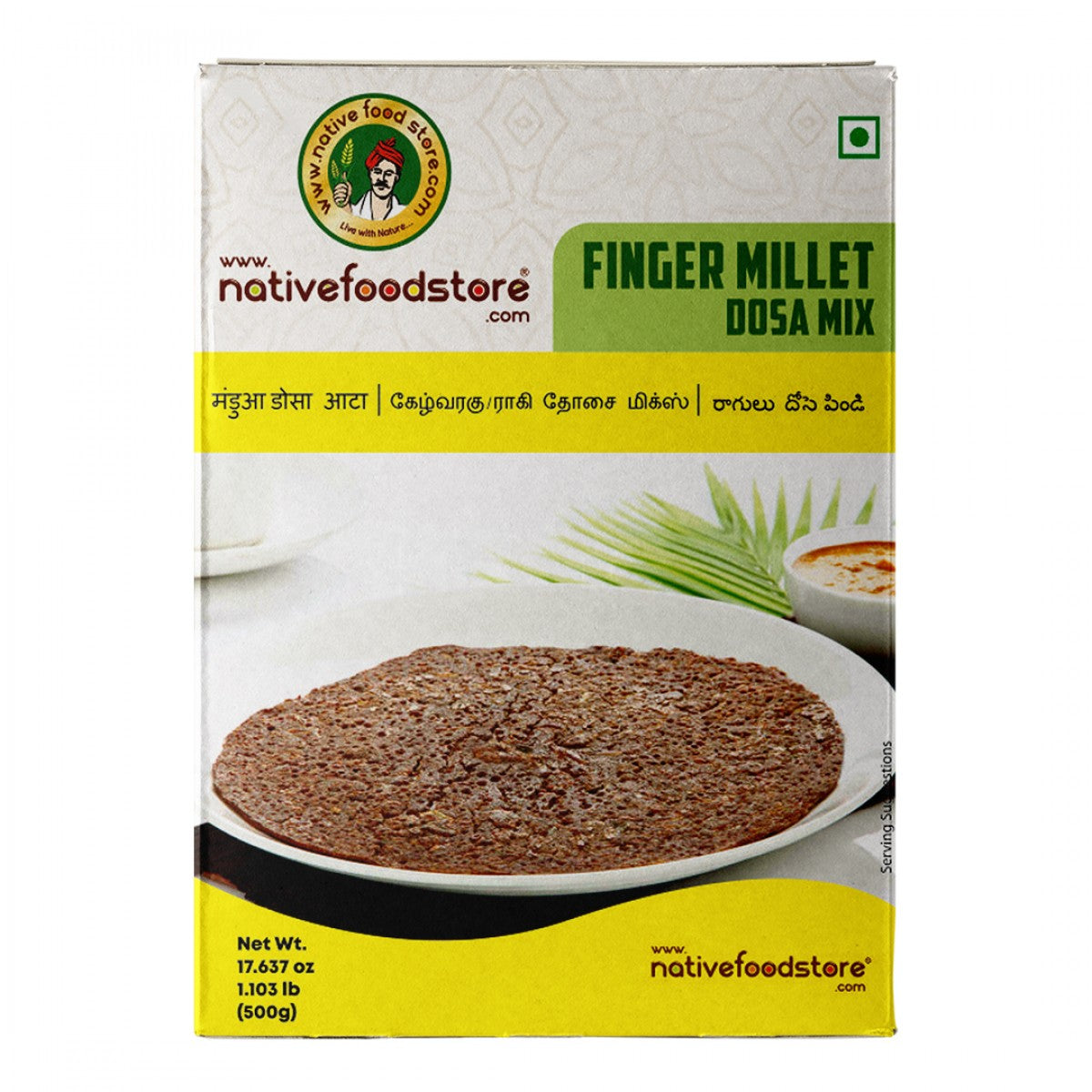 Buy Native Food Store Millet Dosa Mix Ragi 500g Online