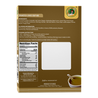 Buy native food store drumstick leaves murungai soup mix Online in UK