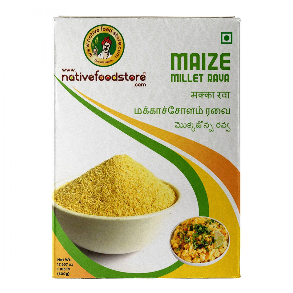 Buy NATIVE FOOD STORE Cholam Millet Rava 500g Online – Lakshmi Stores UK