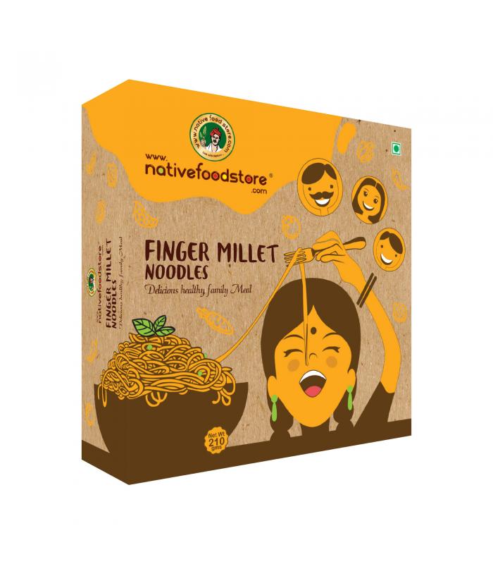 Buy Native Food Store Millet Noodles 210G - Ragi (Finger Millet) Online